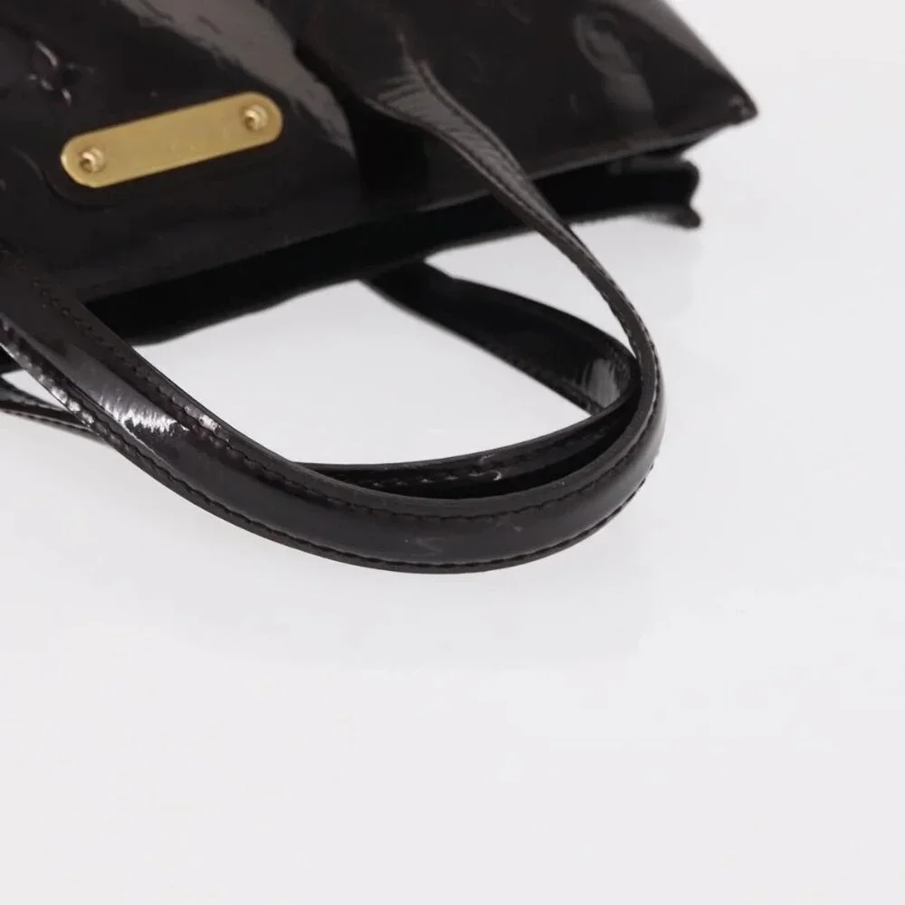 LOUIS VUITTON Monogram Vernis Wilshire PM Bag Amarante M93641 LV Auth BA8609